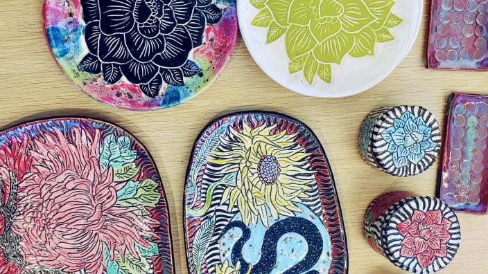 Ceramic Carving – Vases