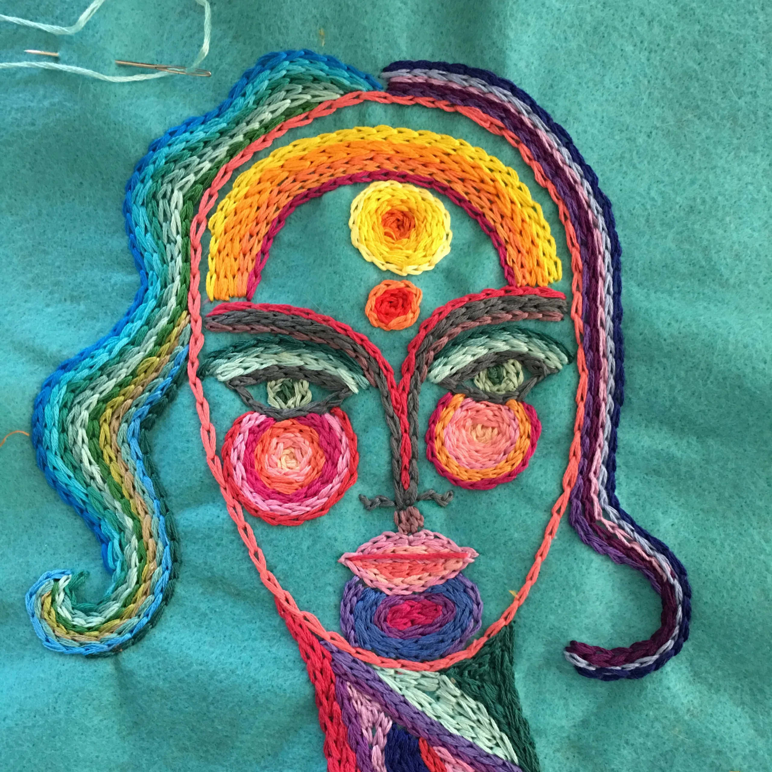 Chain Stitch Embroidered Patches