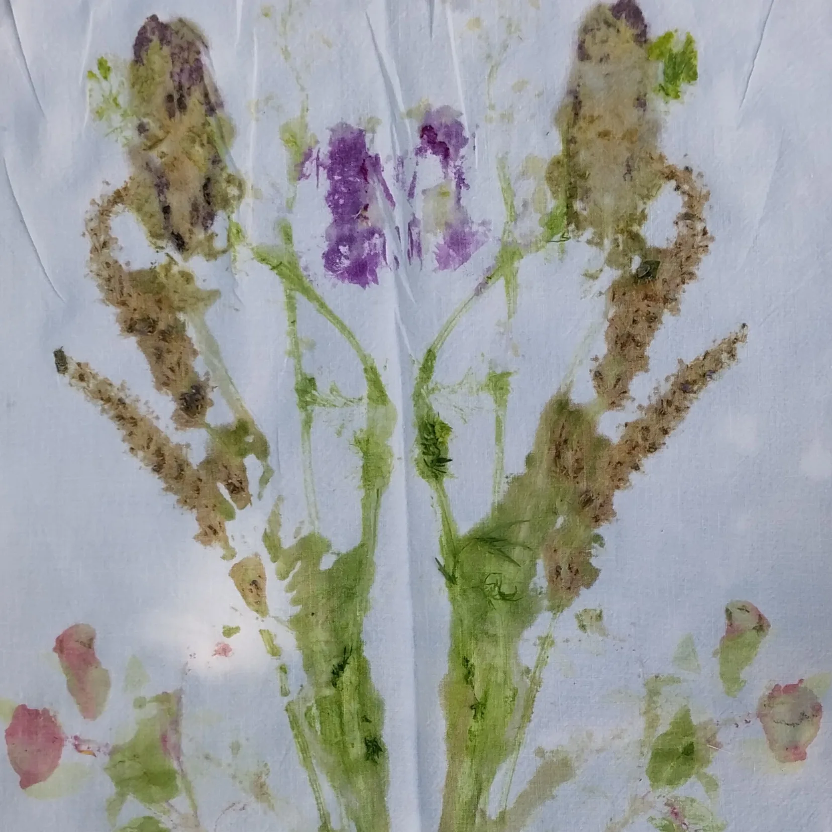 Crushing It: Botanical Impressions on Fabric