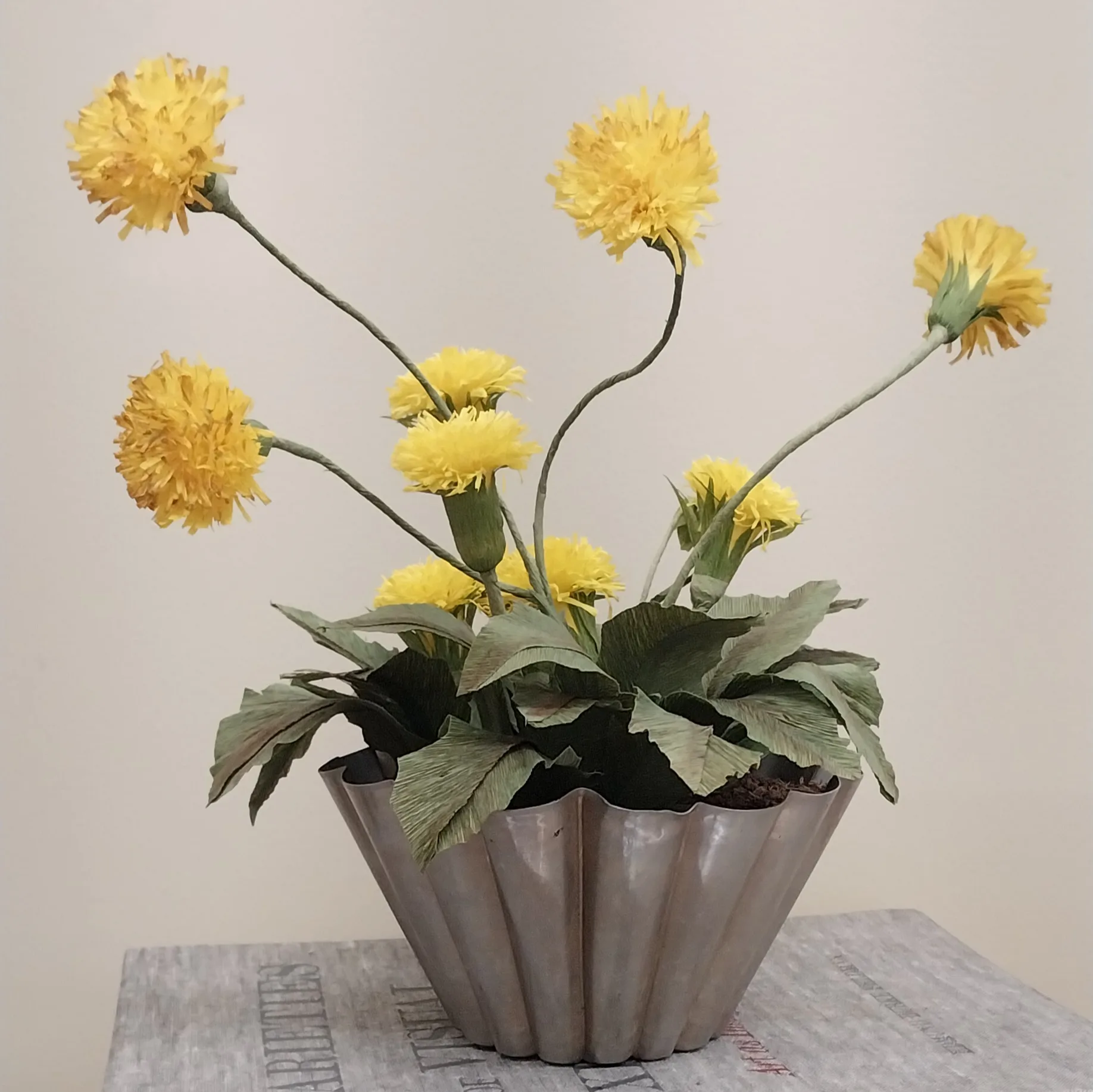 Crepe Paper Flowers: Dandelions