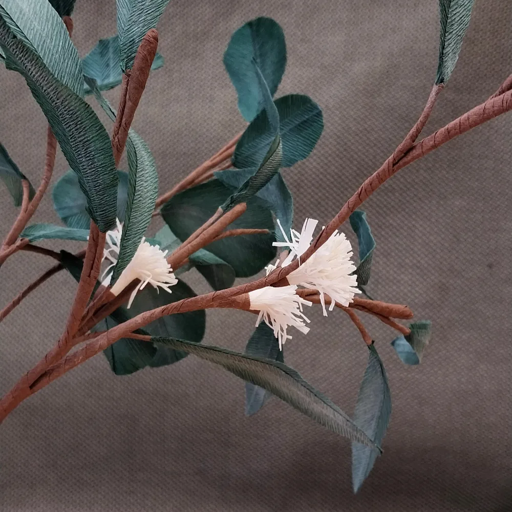 Crepe Paper Flowers: Eucalyptus