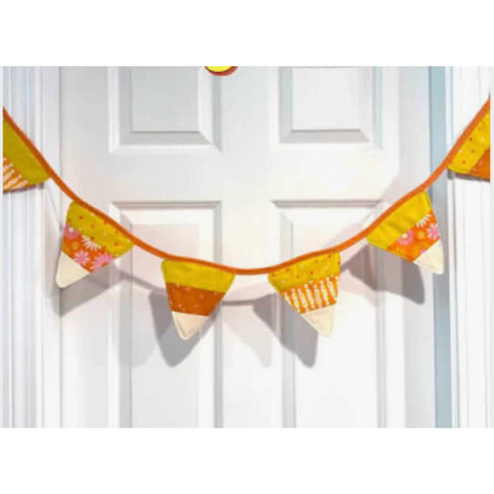 Stitched Candy Corn Garland