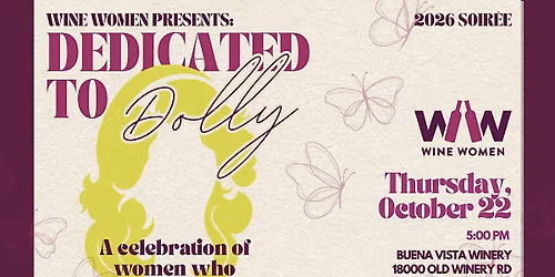 WINE WOMEN Presents: 3rd Annual Soirée | Dedicated to Dolly